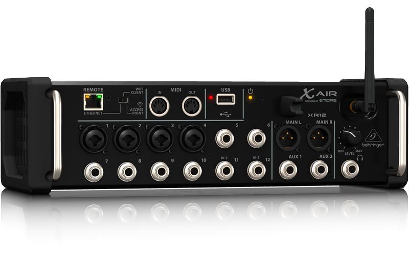 Mischpult X AIR XR12<br>Digitaler 12-Kanal-Mixer für Studioaufnahmen oder Liveperformances