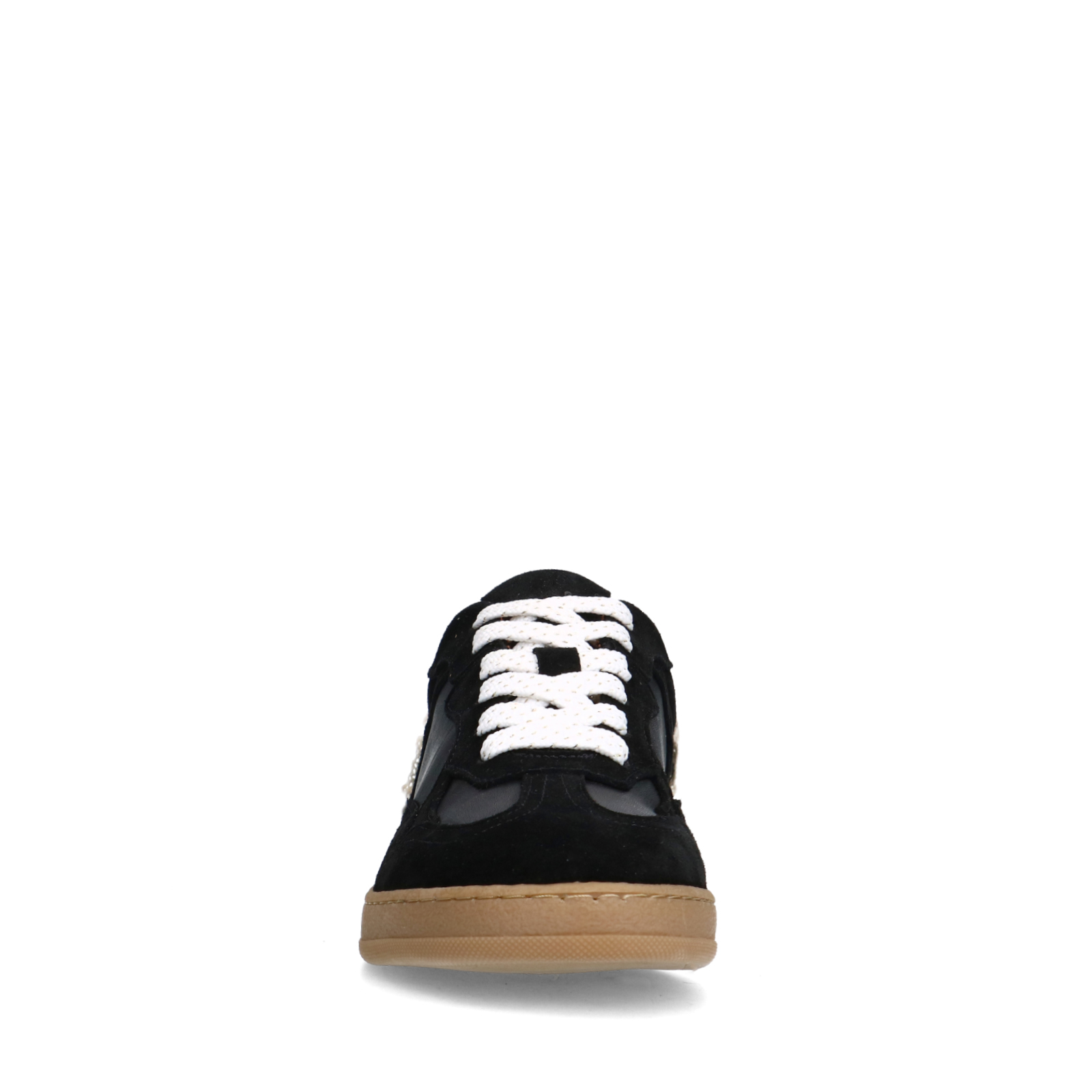 Zwarte suède sneakers