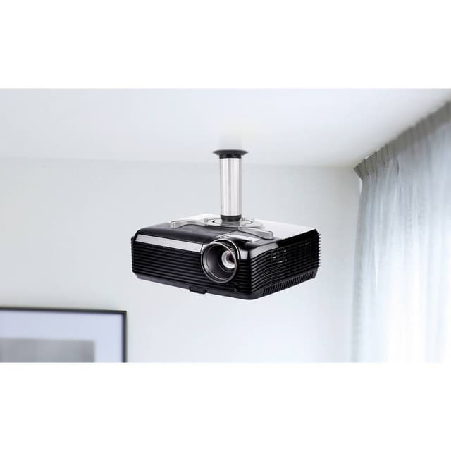 SpeaKa Professional Projector Projektor-loftholder Vippebar, Drejbar Gulv-/loftafstand (max.): 20 cm Sølv