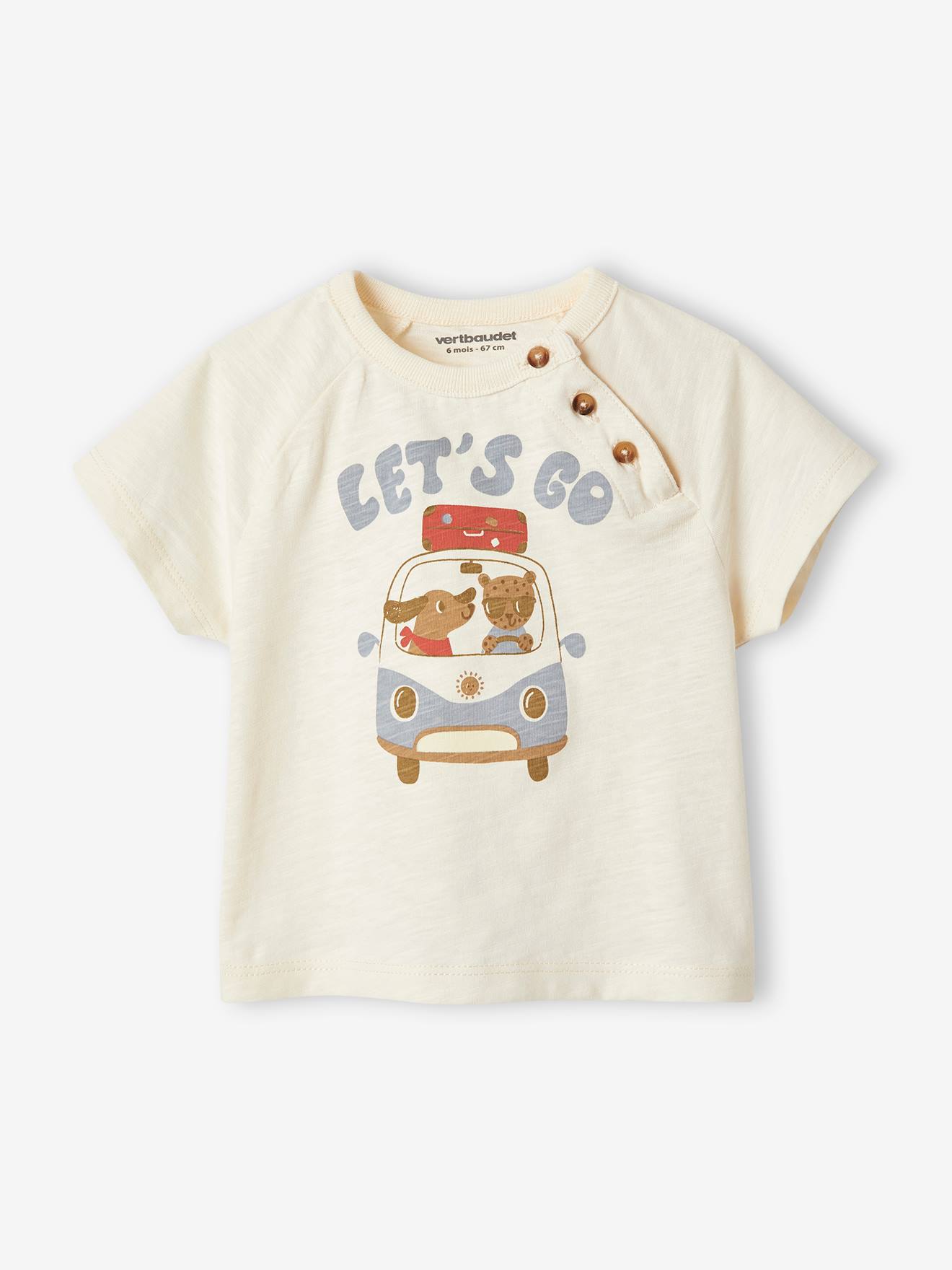 Conjunto de camiseta de manga curta e calça para bebê (cinza cru)