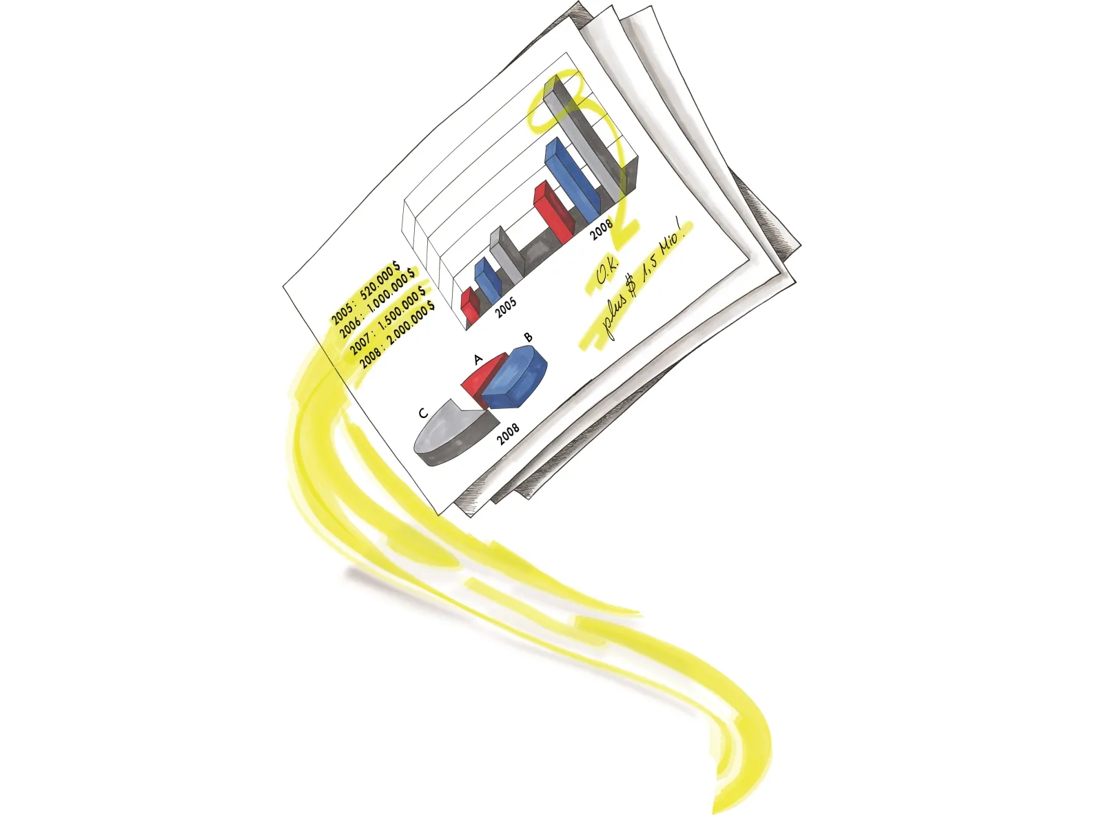 Staedtler Textsurfer Classic 364 overstregningspenne ass. farver - borddisplay med 200 stk.