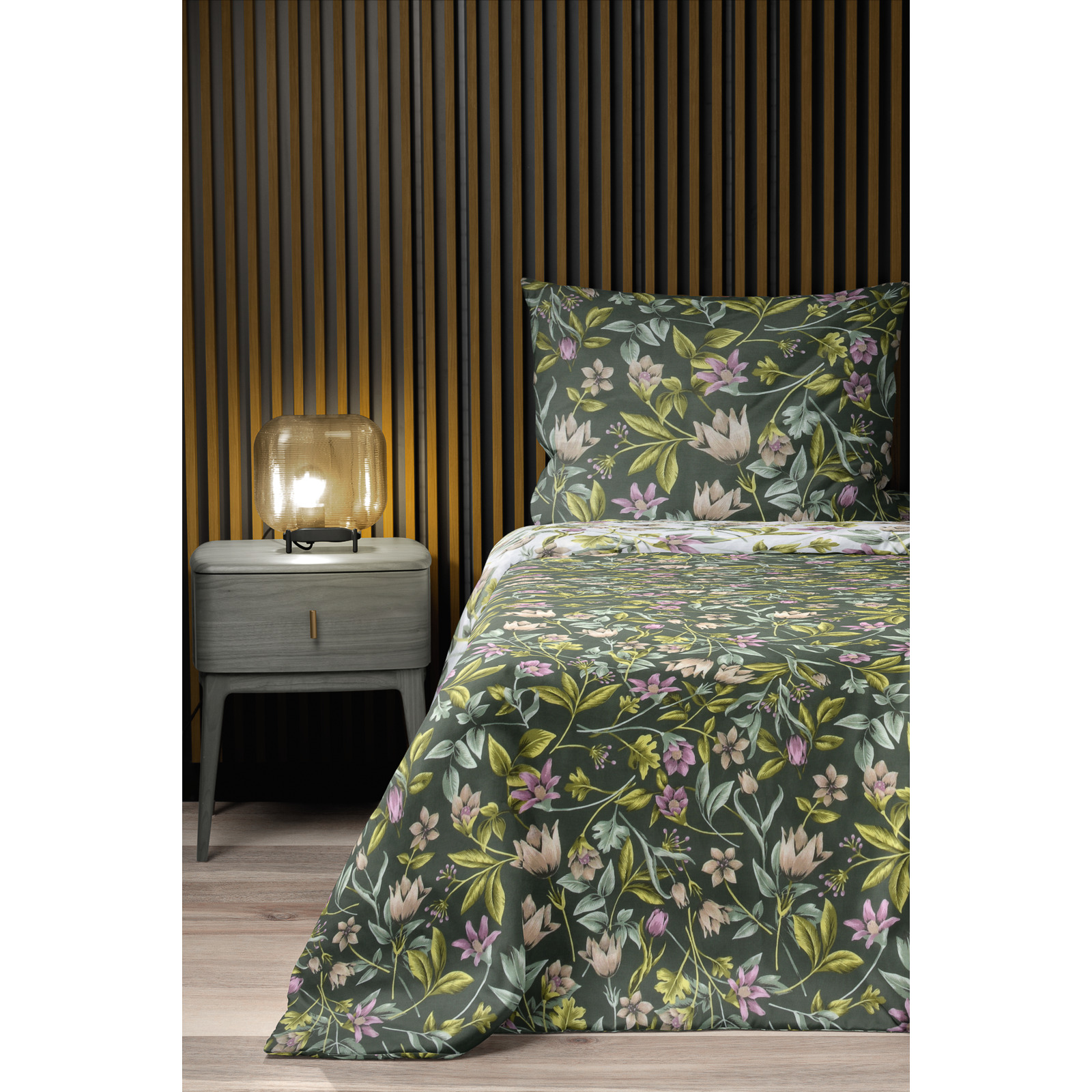 Bettwäsche Blumenzauber 200x210 2x65x65 Bettanzug Fra