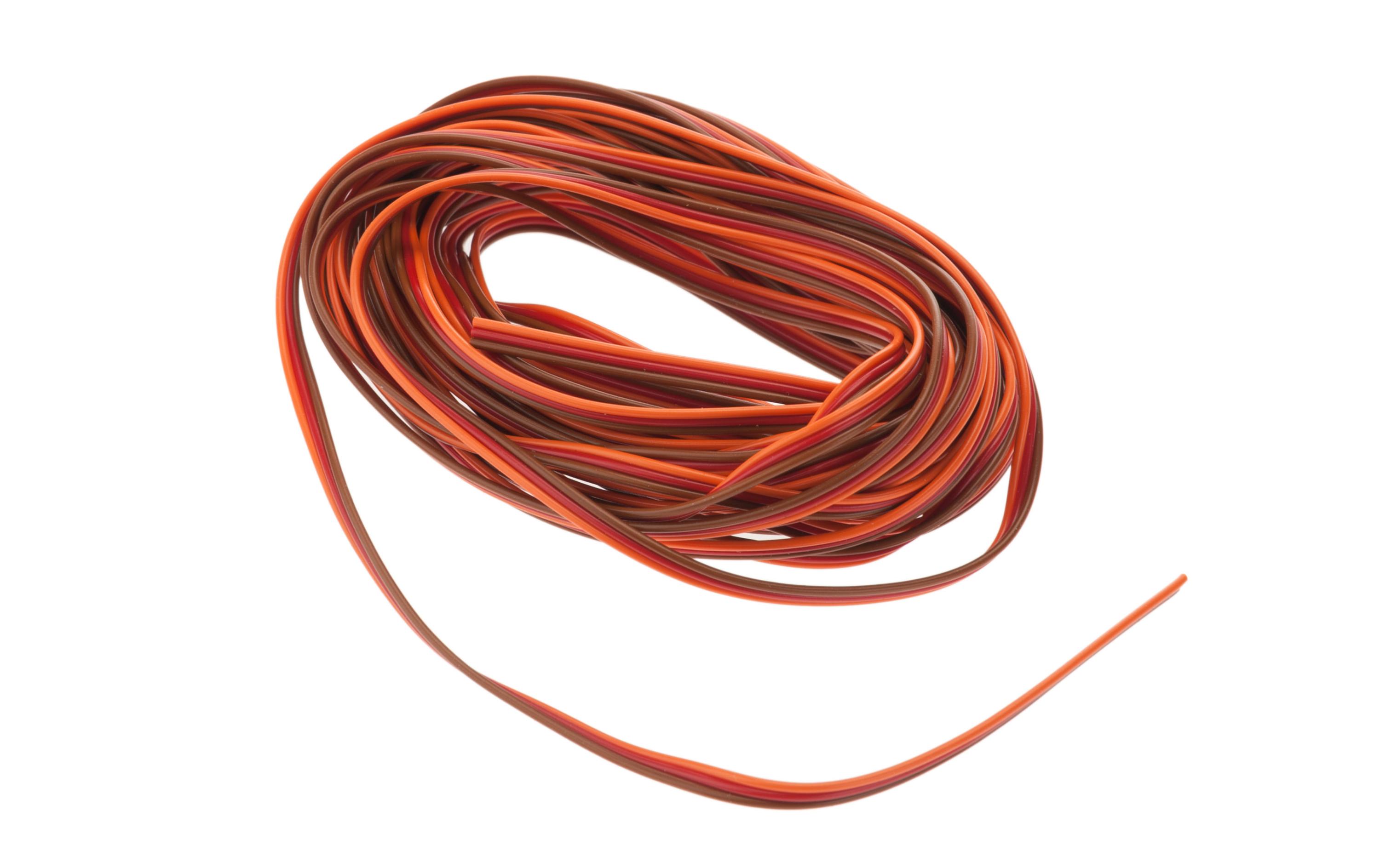 Servokabel JR/Graupner 0,14 mm² 5 m ohne Stecker/BuchseAnschlusskabel