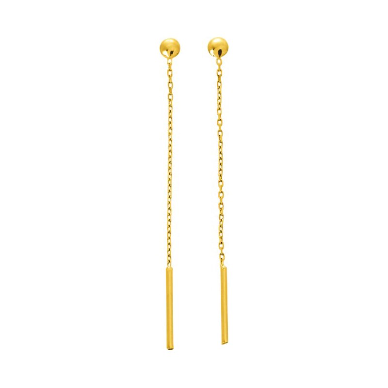 Boucles d'oreilles pendantes femme - Or 9 Carats