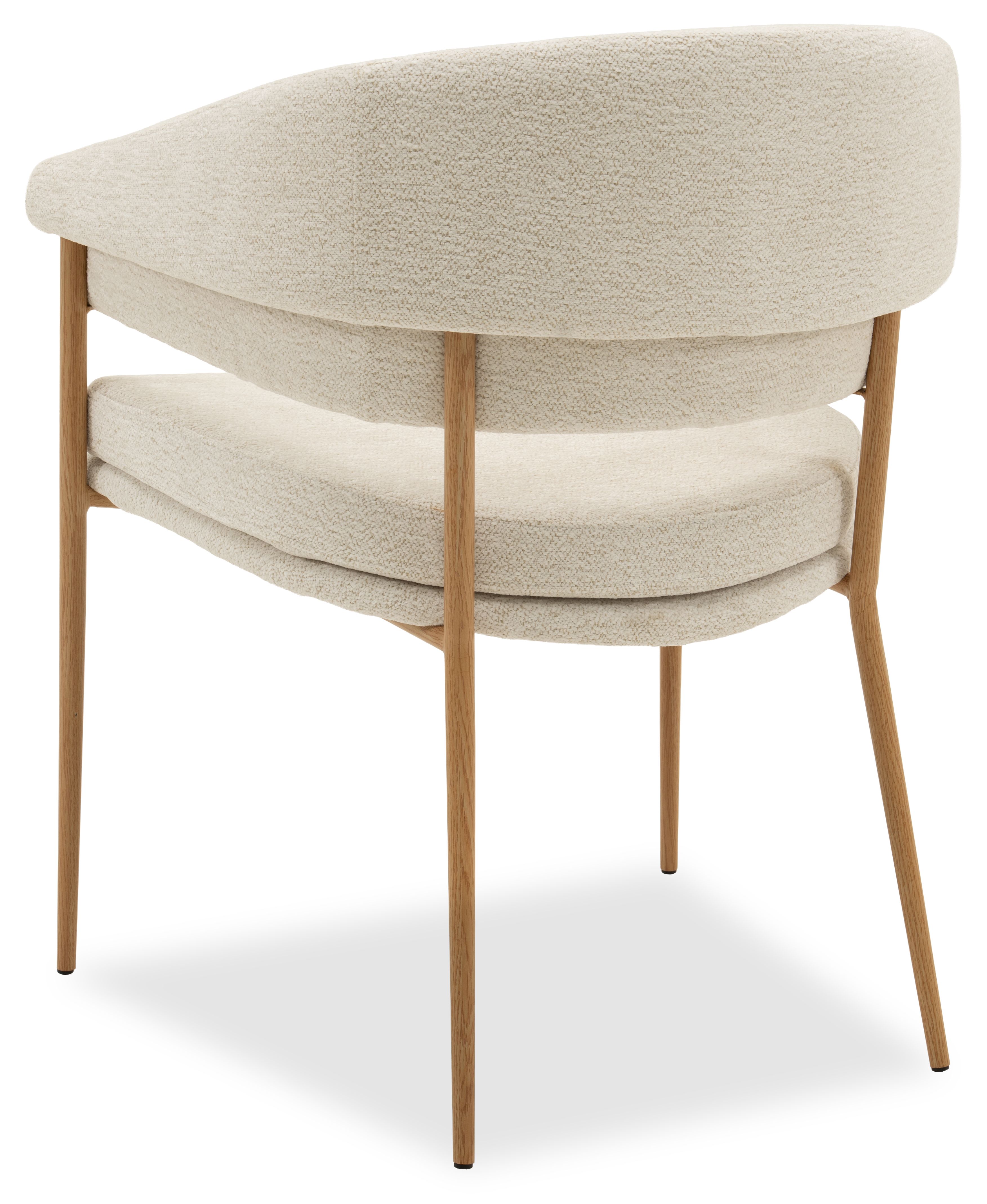 Eetkamerstoel Raven 22 - Natural Janine B59 x D54 x H83 cm