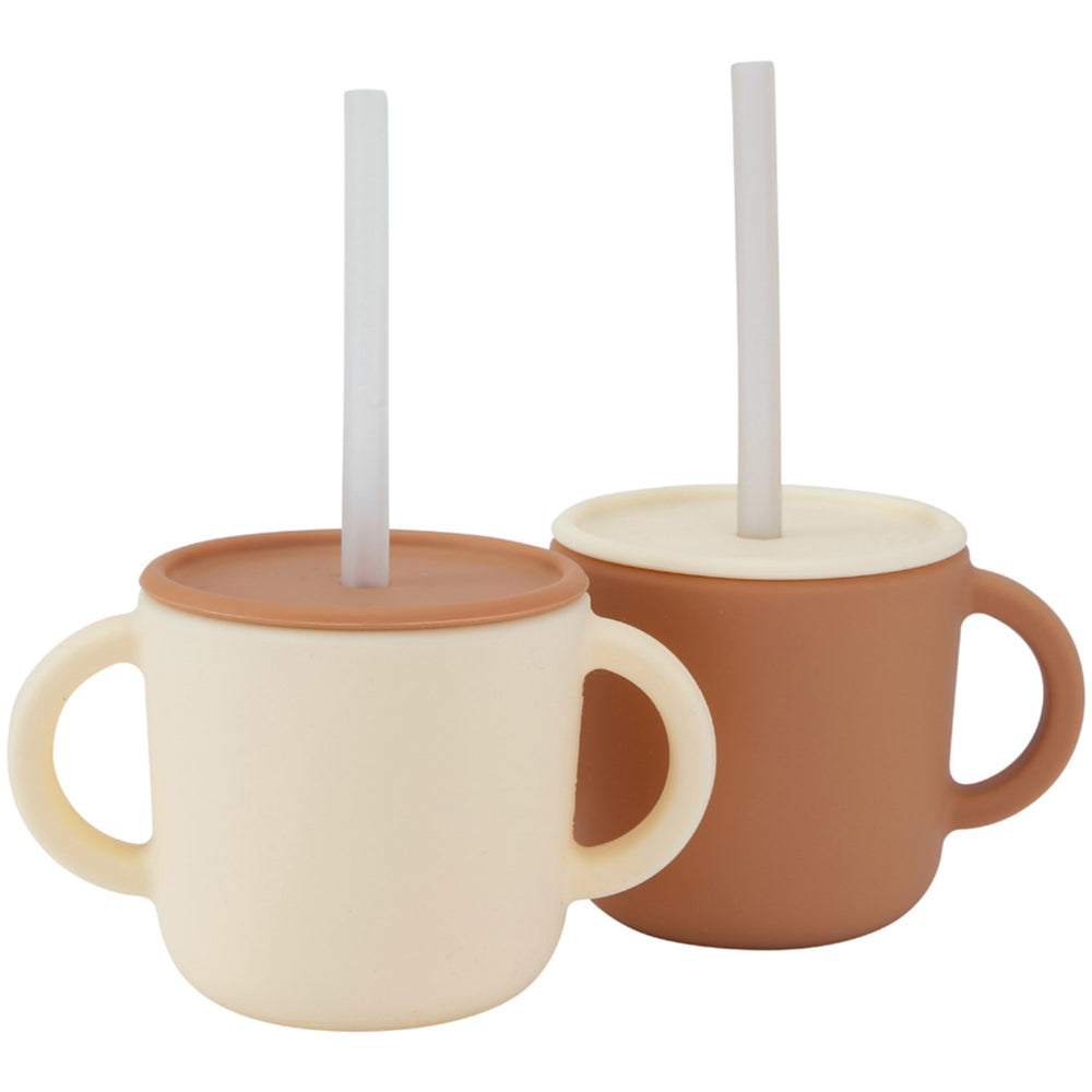 Køb By Lille Vilde Terra & Cream Kopper W/Låg 2pcs