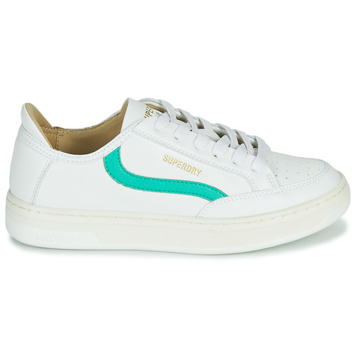 Superdry - BASKET LUX LOW TRAINER - Blanc