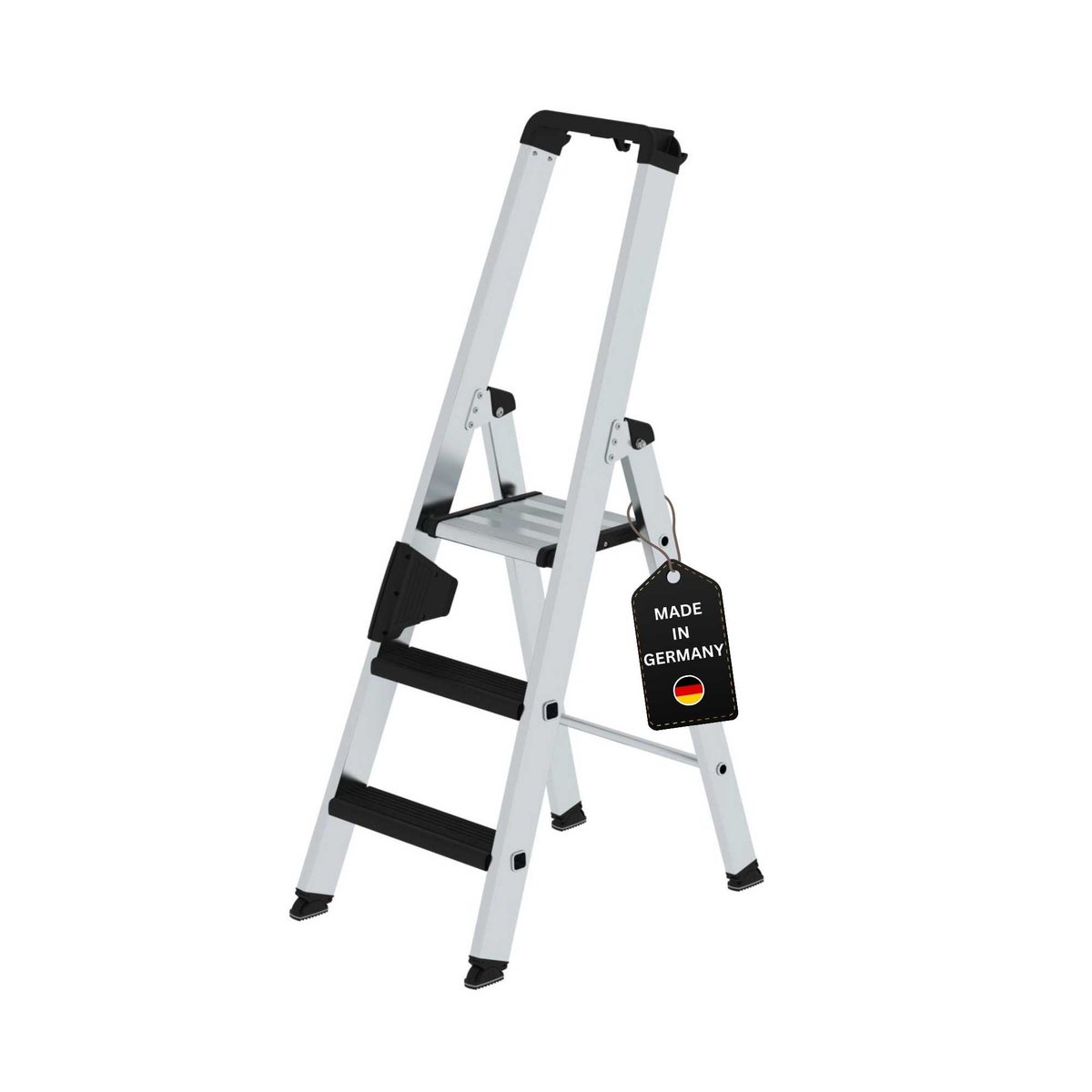 PROREGAL Trapladder, eenzijdige toegang met Clip-Step Relax, 3 treden
