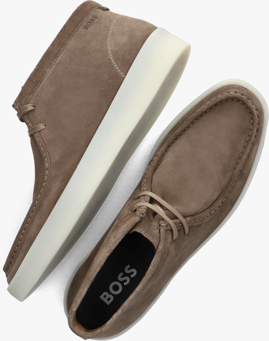 BOSS beige boss lage sneakers clay desb