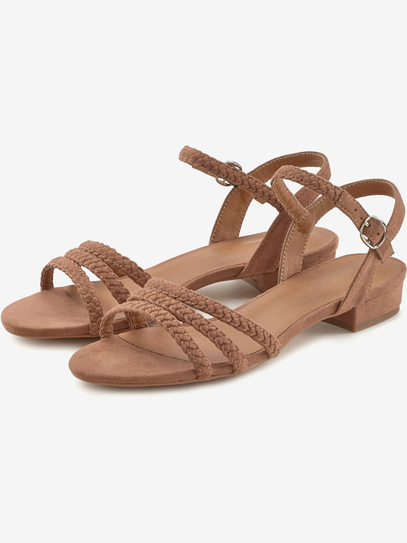 Sandales brides tressées raffinées