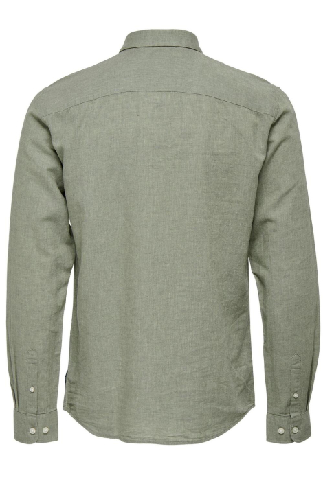 Only & Sons groene heren overhemd