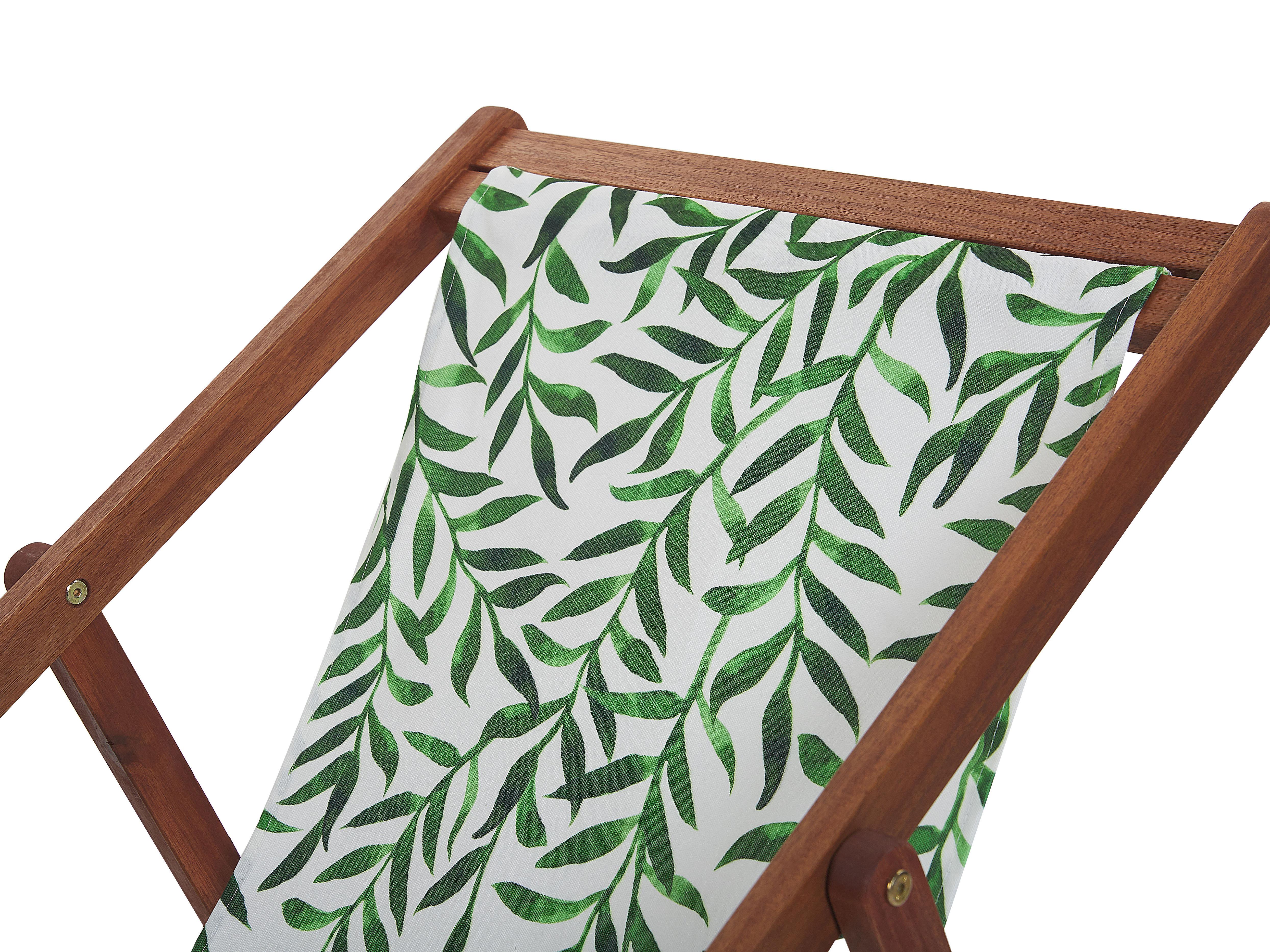 Set van 2 vervangingshoezen voor ligstoel ANZIO/AVELLINO 113 x 44 cm Groen