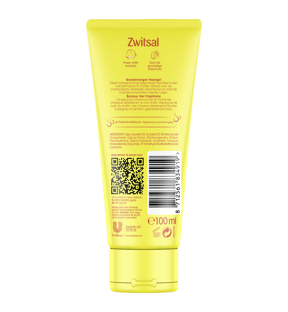 Zwitsal Goedemorgen Haargel (100 ml)
