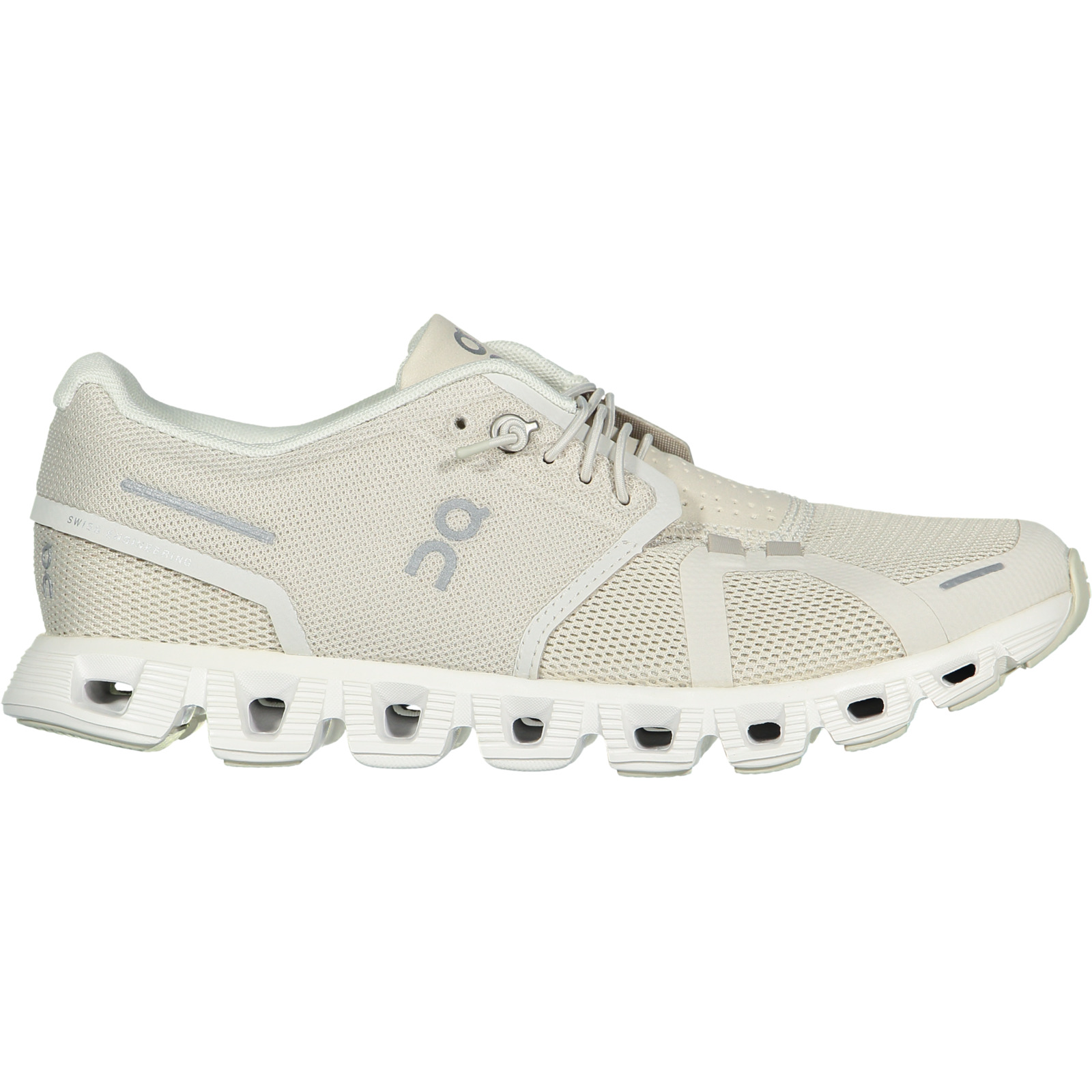 On Damen-Laufschuh Cloud 5 beige, 43