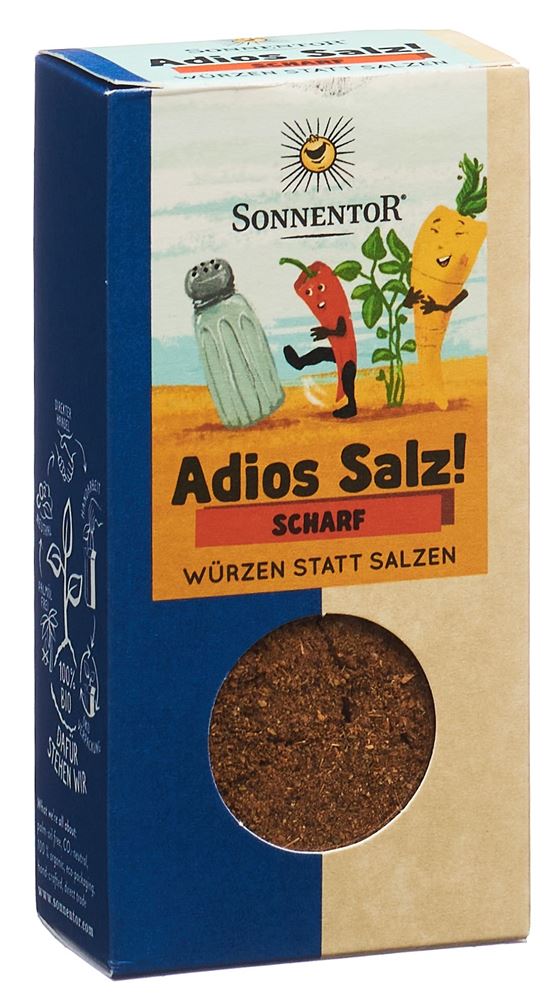 SONNENTOR Adios Salz! Scharfe Gemüsemischung<br>50 g, Beutel, BIO