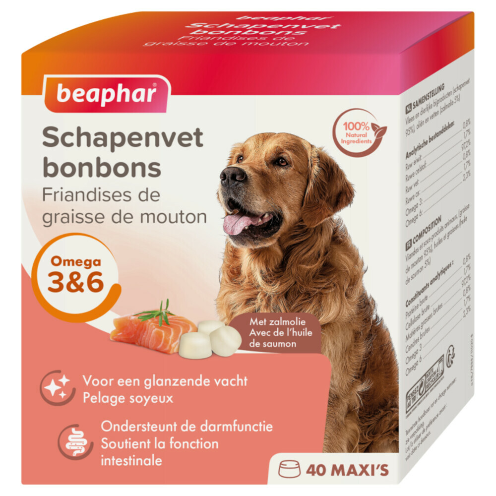 Beaphar Schapenvet Bonbons Zalm245 gr