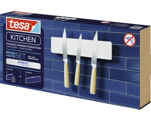 Messenhouderset Tesa wit 70027-00000-00