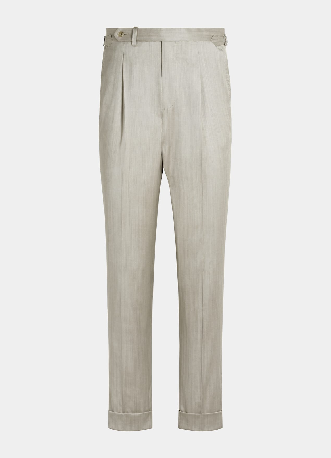 Costume Havana coupe Tailored sable à chevrons