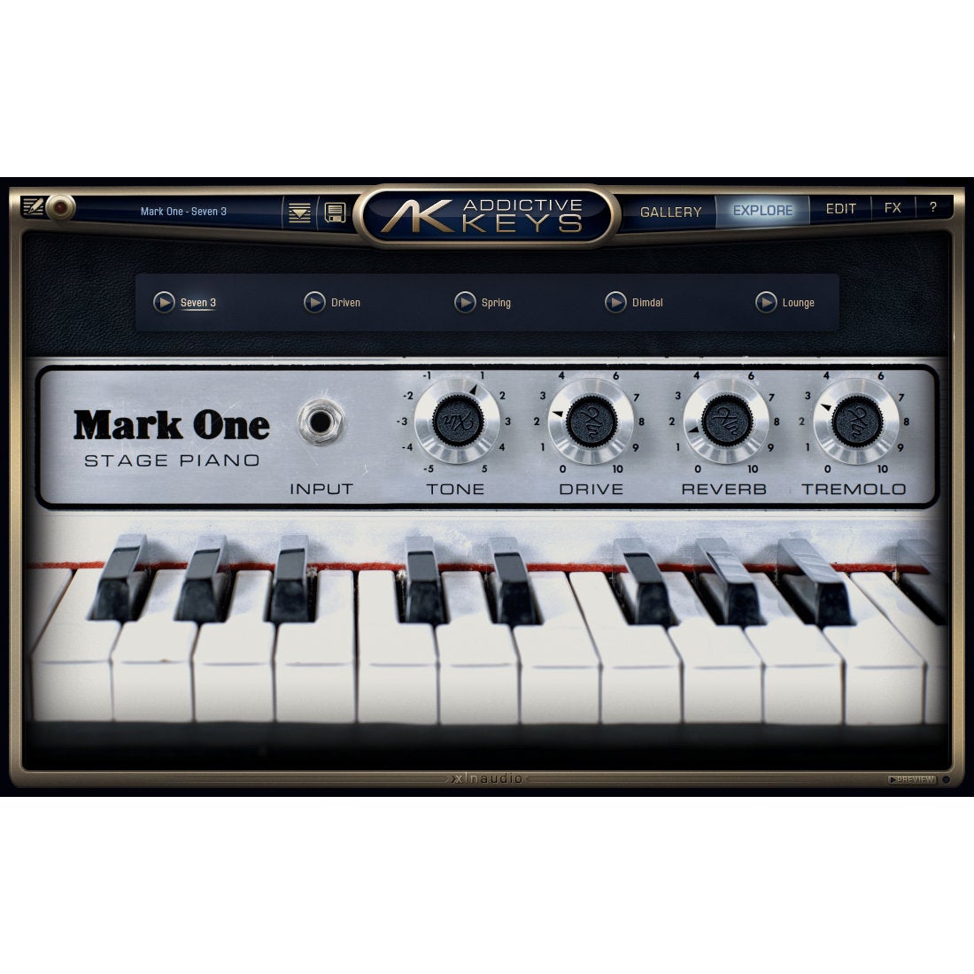 XLN Audio Mark One virtuele stage piano (download)