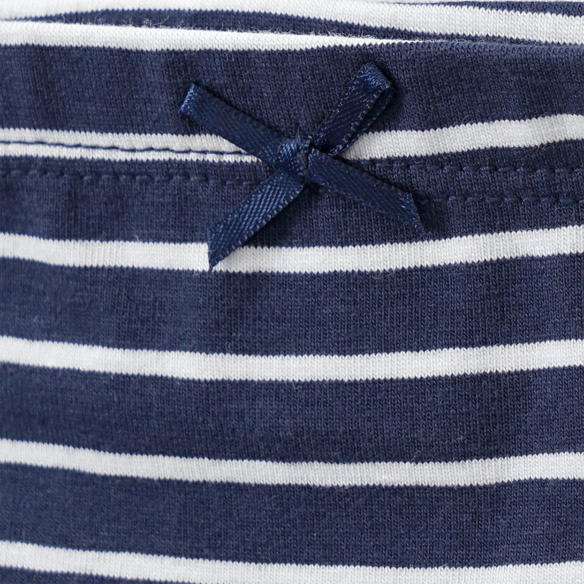 Famy 3 Baby Slips aus Bio-Baumwolle dunkelblau / weiss