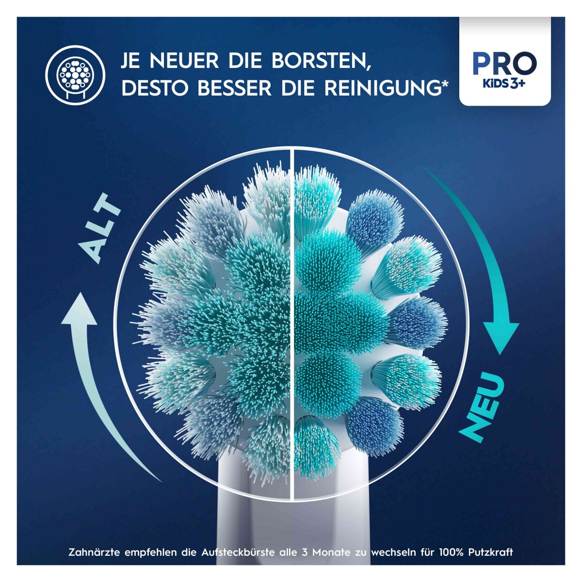 Oral-B Vitality Pro 103 Elektrische Zahnbürste Kids Frozen mit Reiseetui