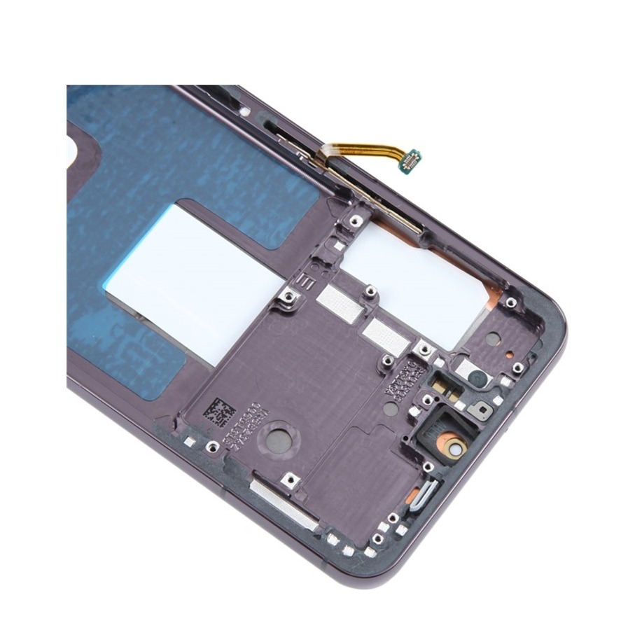(OEM) Samsung Galaxy S22 5G Ersatzdisplay AMOLED Touchscreen Digitizer mit Rahmen Bildschirm Reparatur – Schwarz