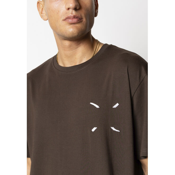 Clean Cut Copenhagen Clean organic T-shirt Dark brown