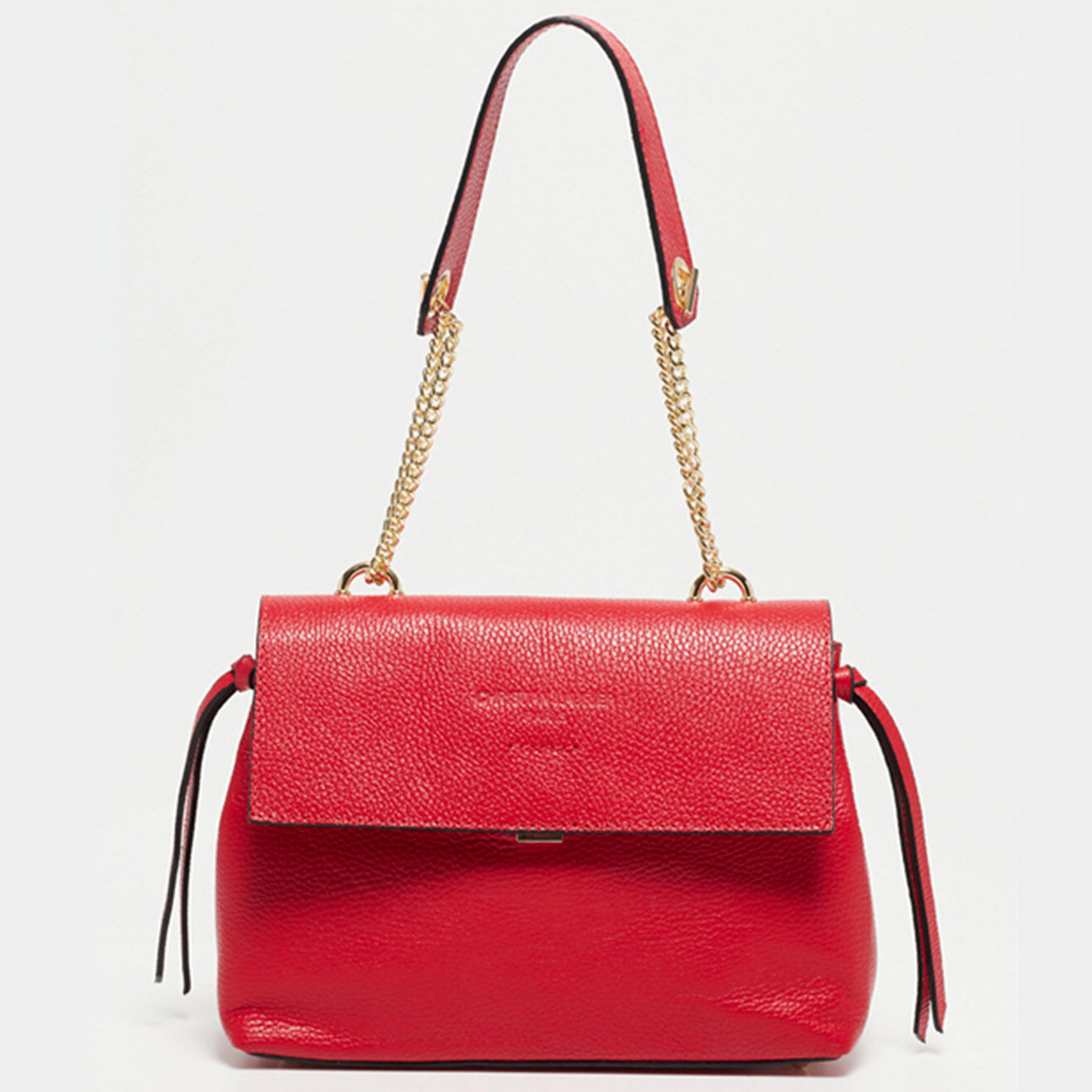 Christian Laurier Sac porté épaule en Cuir Grace rouge - 27x18x11 cm