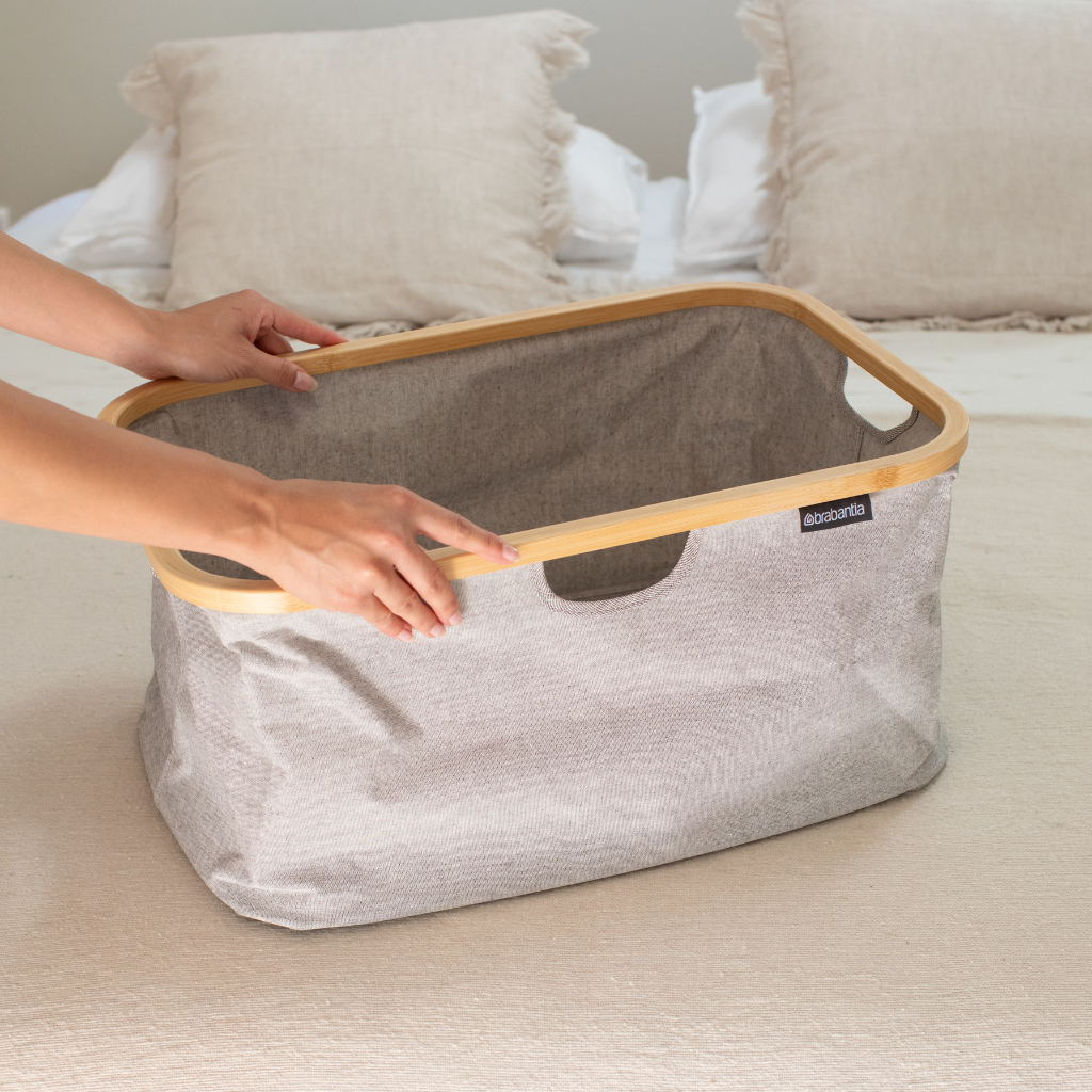 Wasmand opvouwbaar, 40 liter - Grey