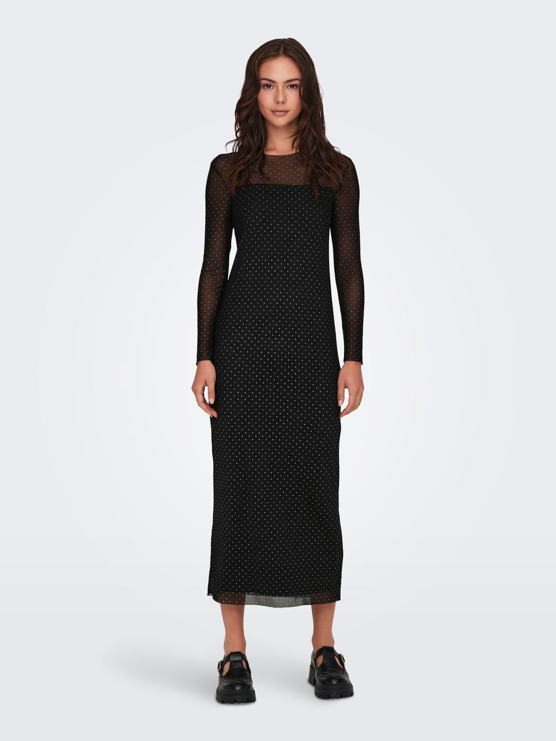 JDYELSA Langes Kleid Black