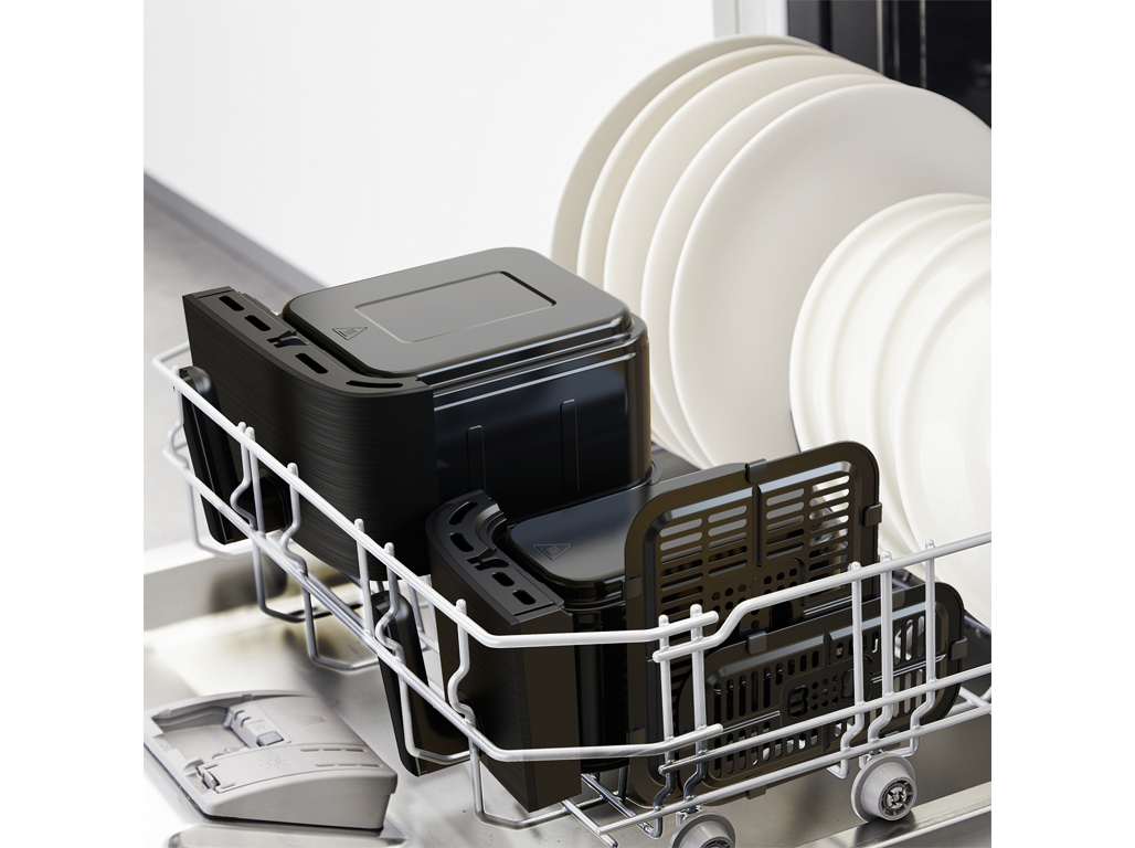 FRITADEIRA AIRFRYER MOULINEX EZ901H20 DUAL EASY FRY 8.3L