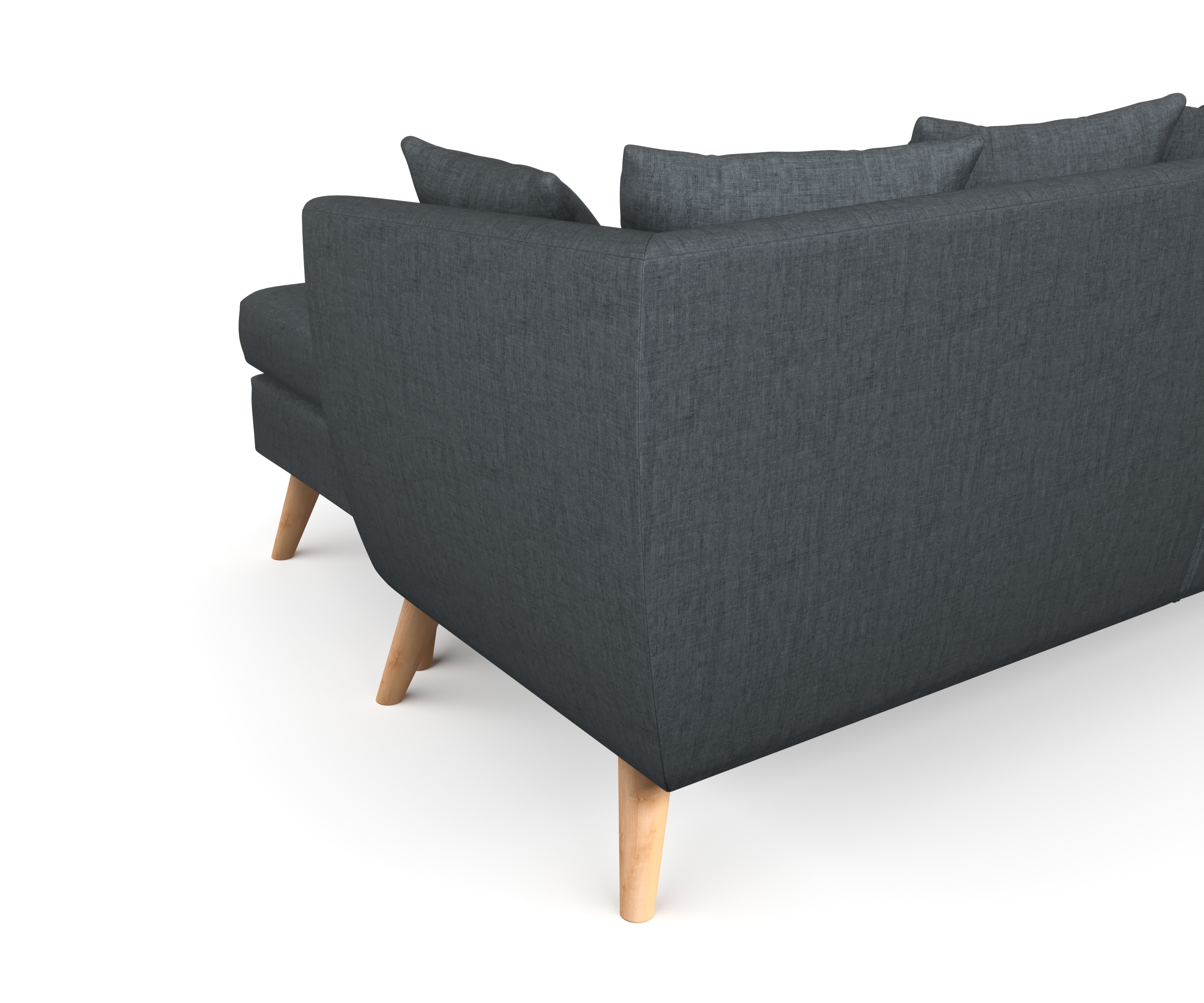Ecksofa HAILY anthrazit