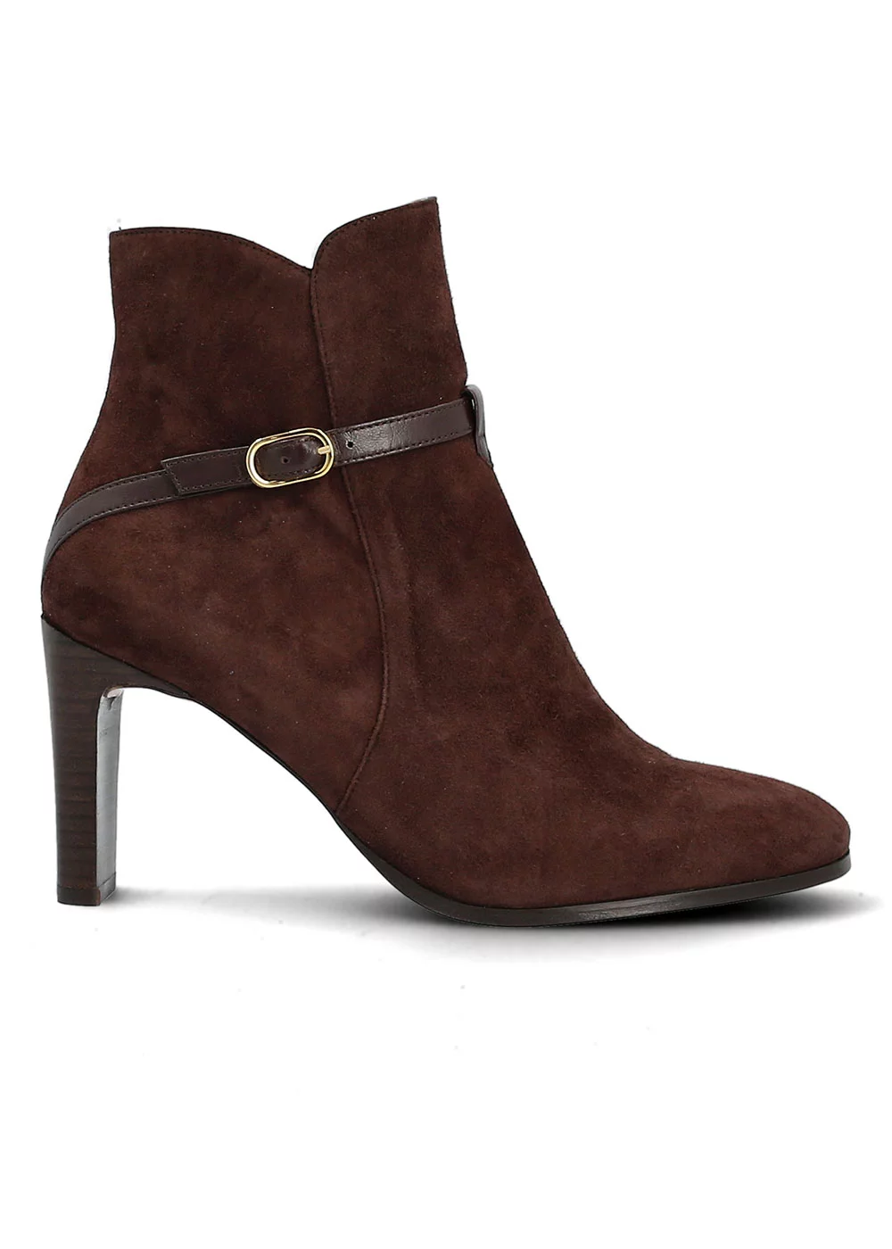 BOOTS SAVOIE VELOURS MARRON