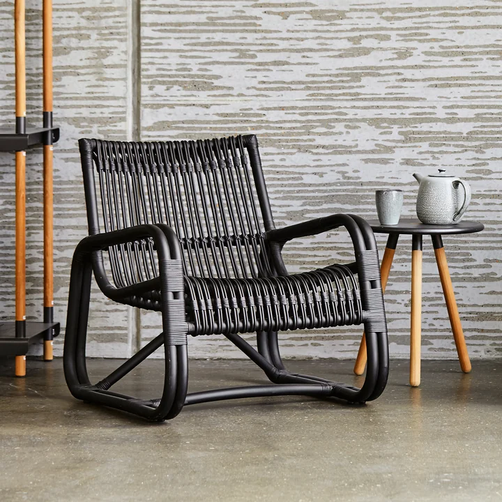 Cane-line - Curve Loungesessel Indoor, natur