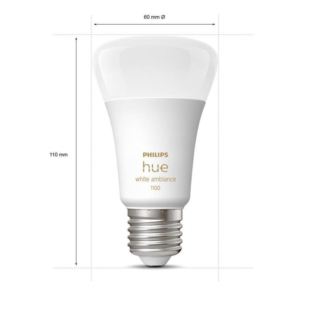 STARTPAKKE PHILIPS HUE A60 WA E27 8W 3-PK