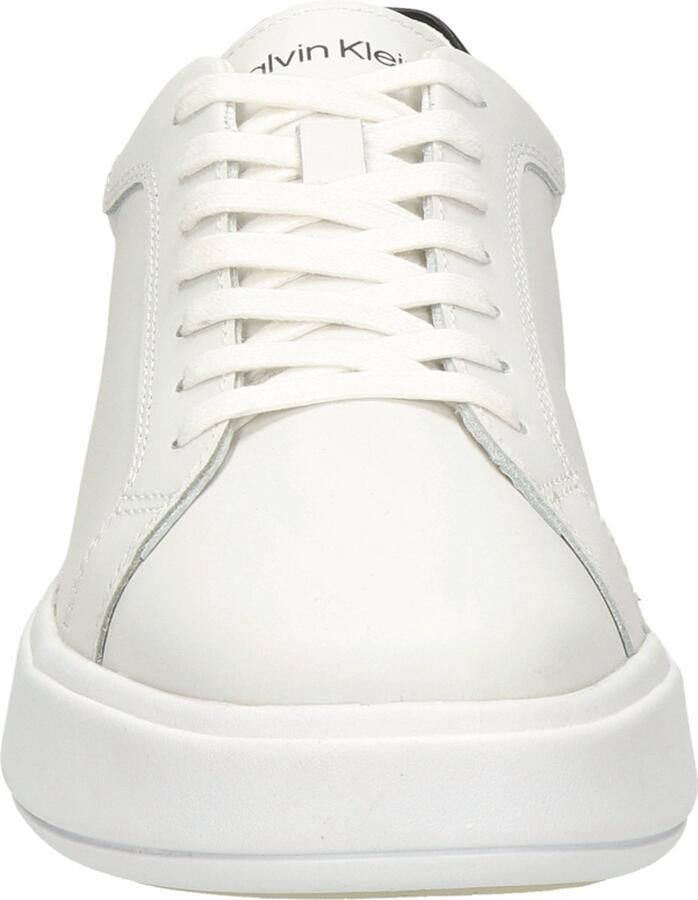 CK Calvin Klein Sneakers van leer met contrastgarnering model 'LACE UP'