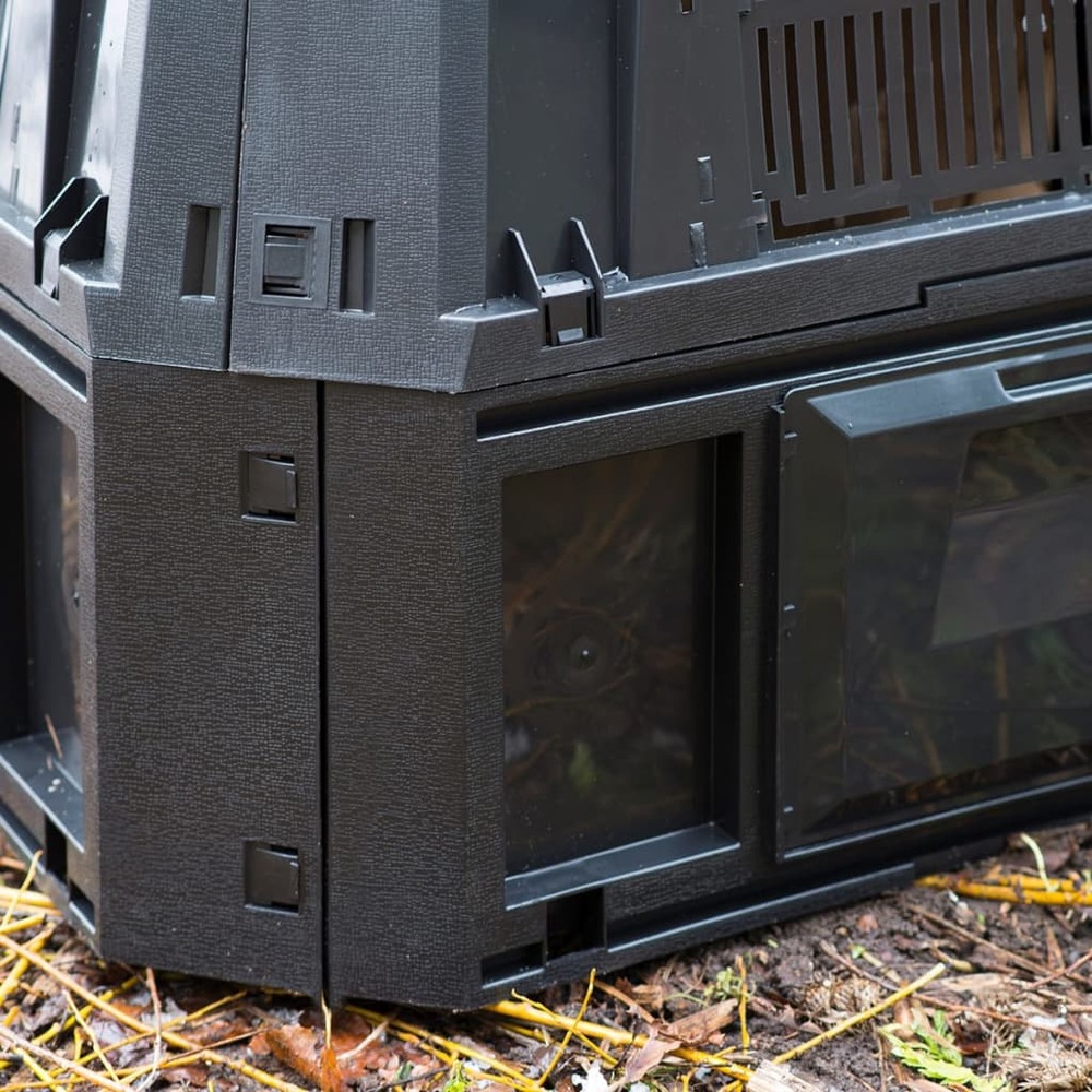 Bac à compost noir 400 l