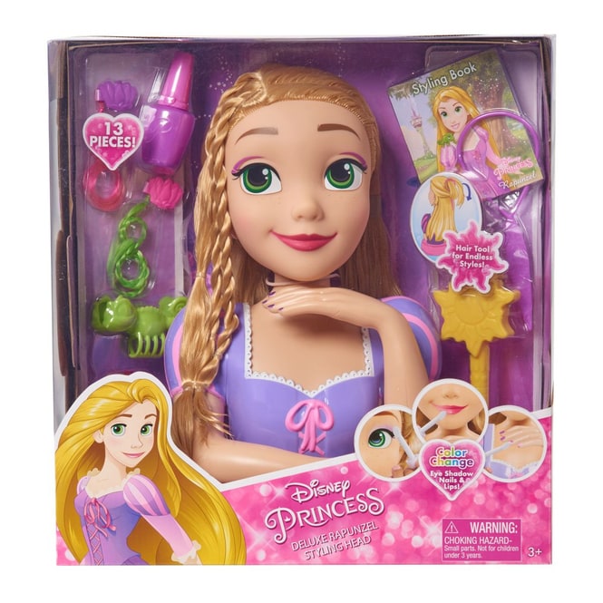 Disney Princess - Rapunzel Deluxe Stylingkopf - ca. 30 cm