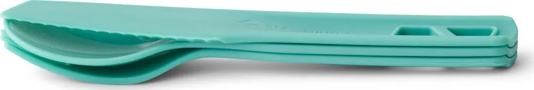 Sea To Summit Passage Cutlery Set 3 Pieces Aqua Sea Blue