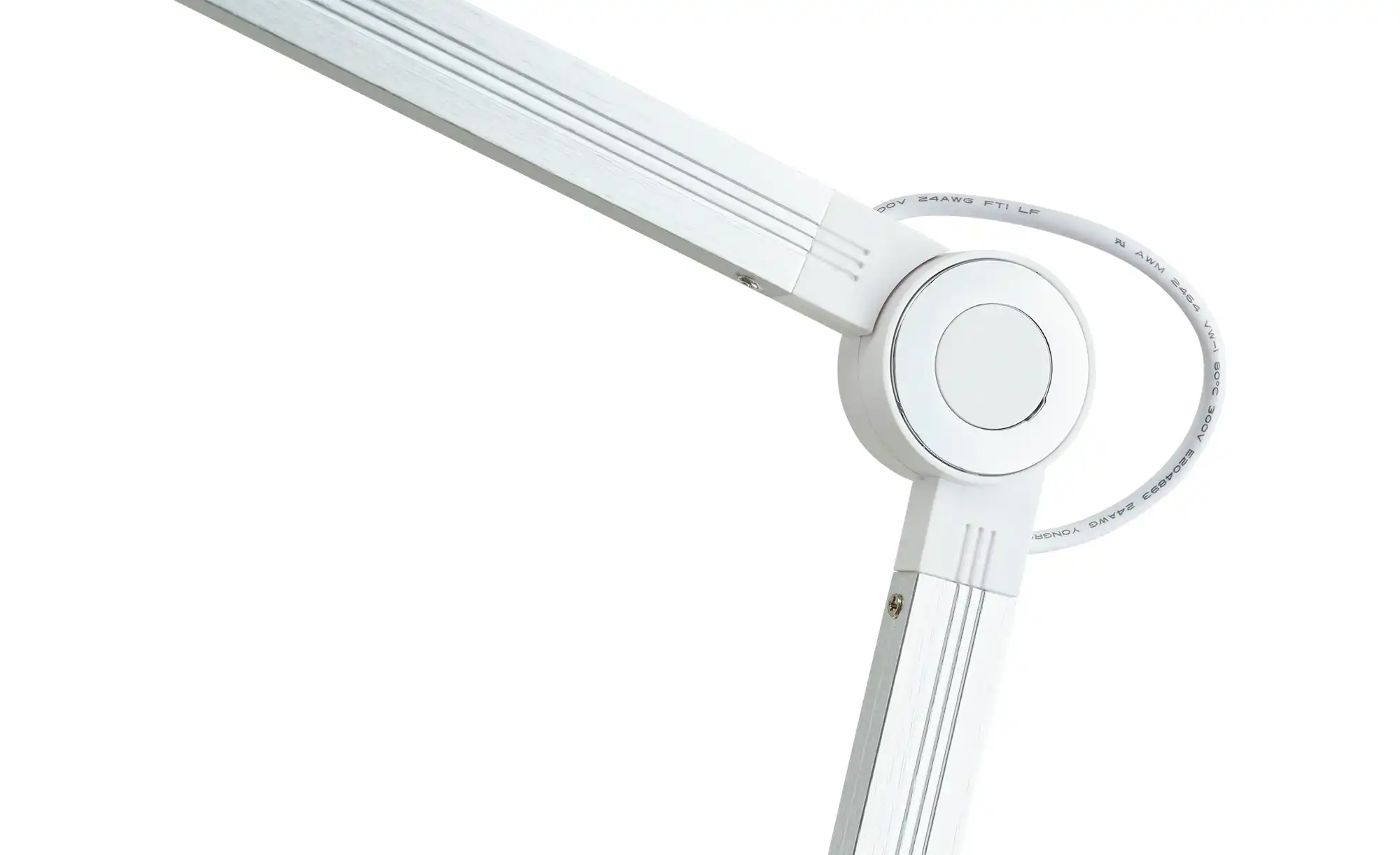 KHG LED-Klemmleuchte, 1-flammig, weiß mit Touchpad