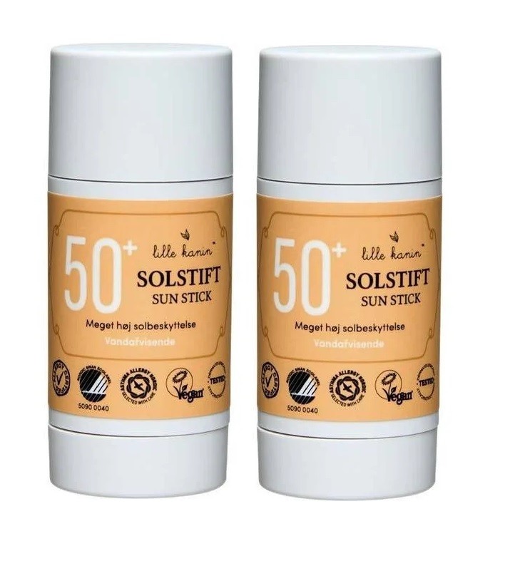 Lille Kanin - 2 x Sun Stick SPF 50 15 ml - Solcreme