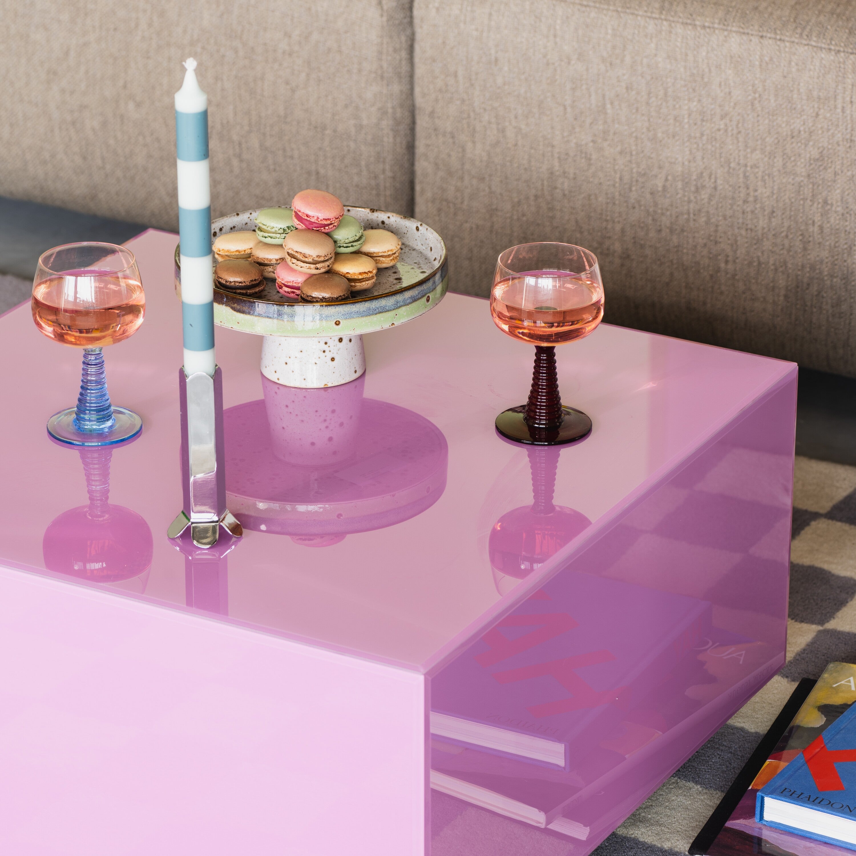 HKliving Swirl Wijnglas 0,2 L - Set van 4