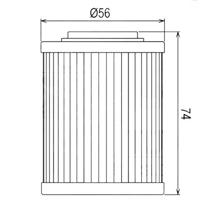 Filtre à huile HifloFiltro HF152 Type origine
