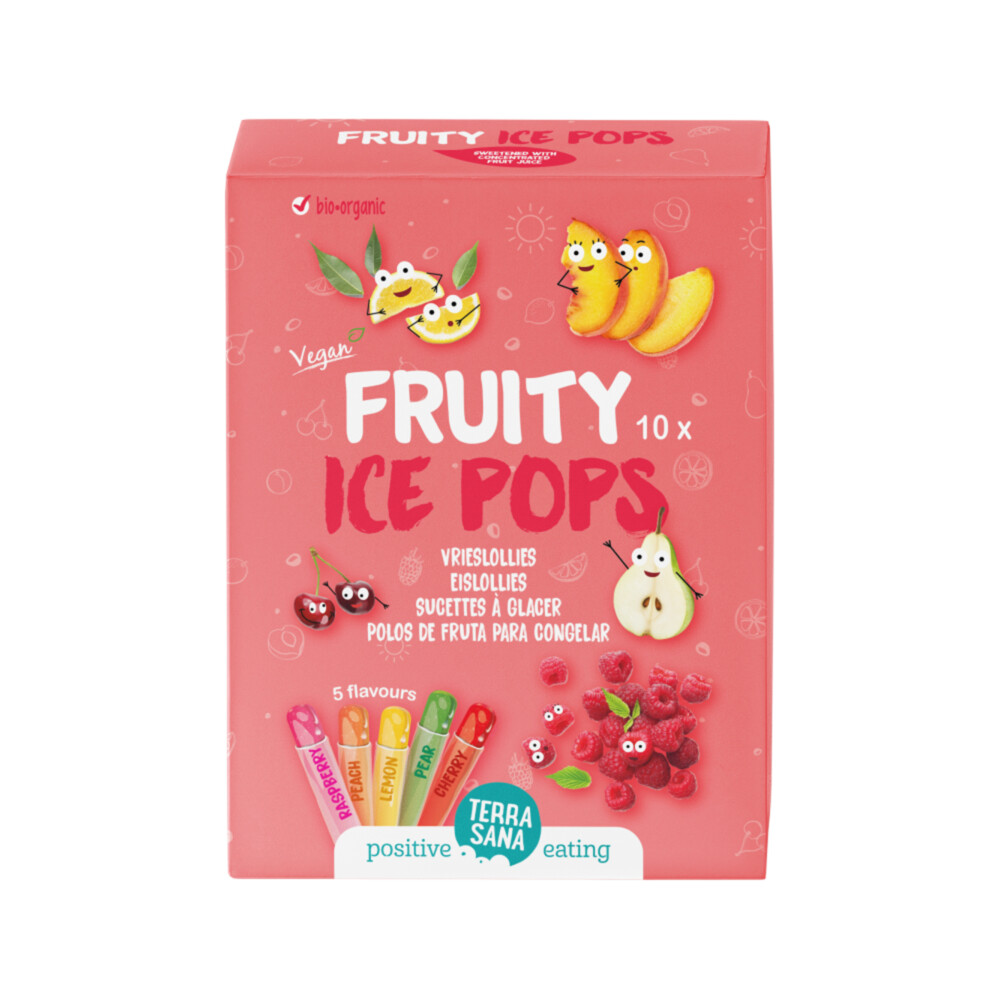 3x Terrasana IJslolly's Fruit400 ml