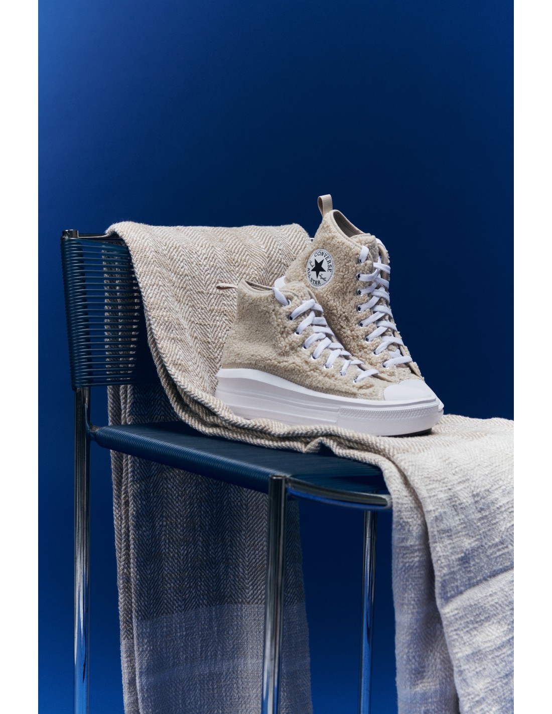 converse Sneakers Femme Montante Ctas Move Hi Beach Stone/White/Black