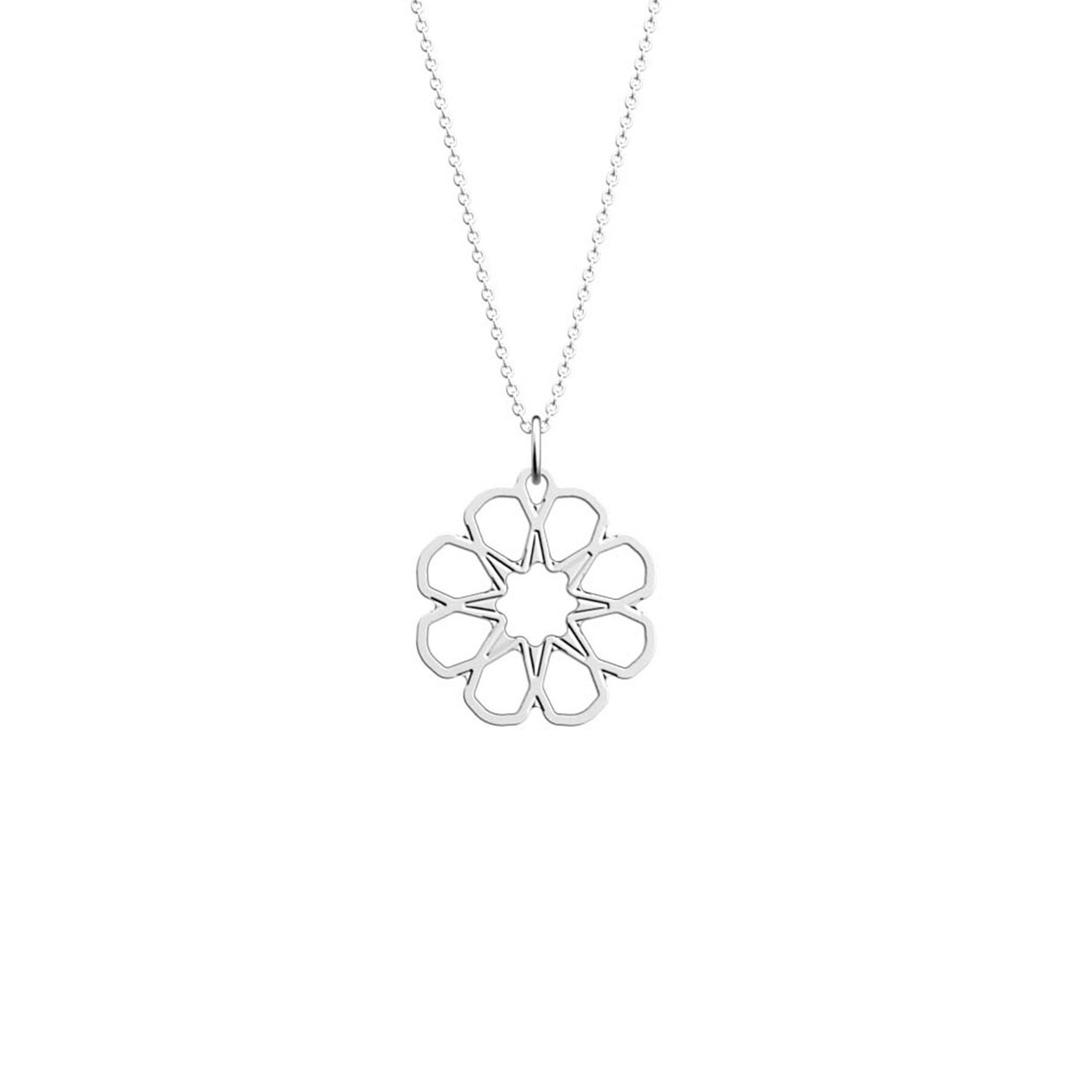 Collier Les Georgettes Arabesque argenté25 mm