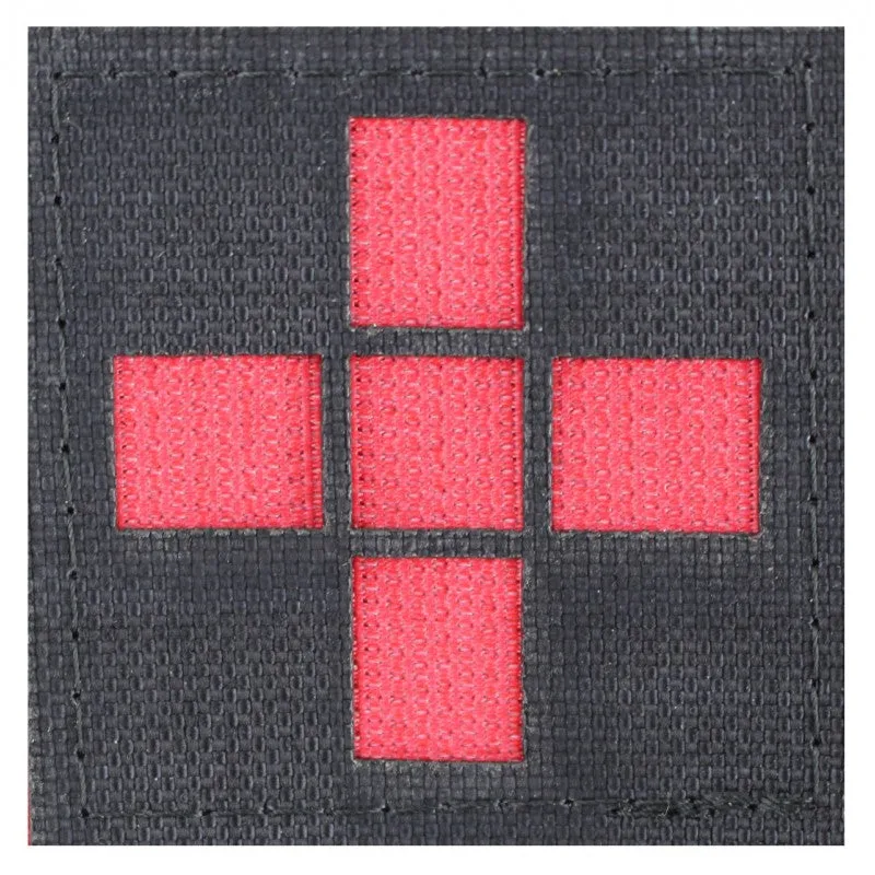 Zentauron -  Patch Rot Kreuz BW groß