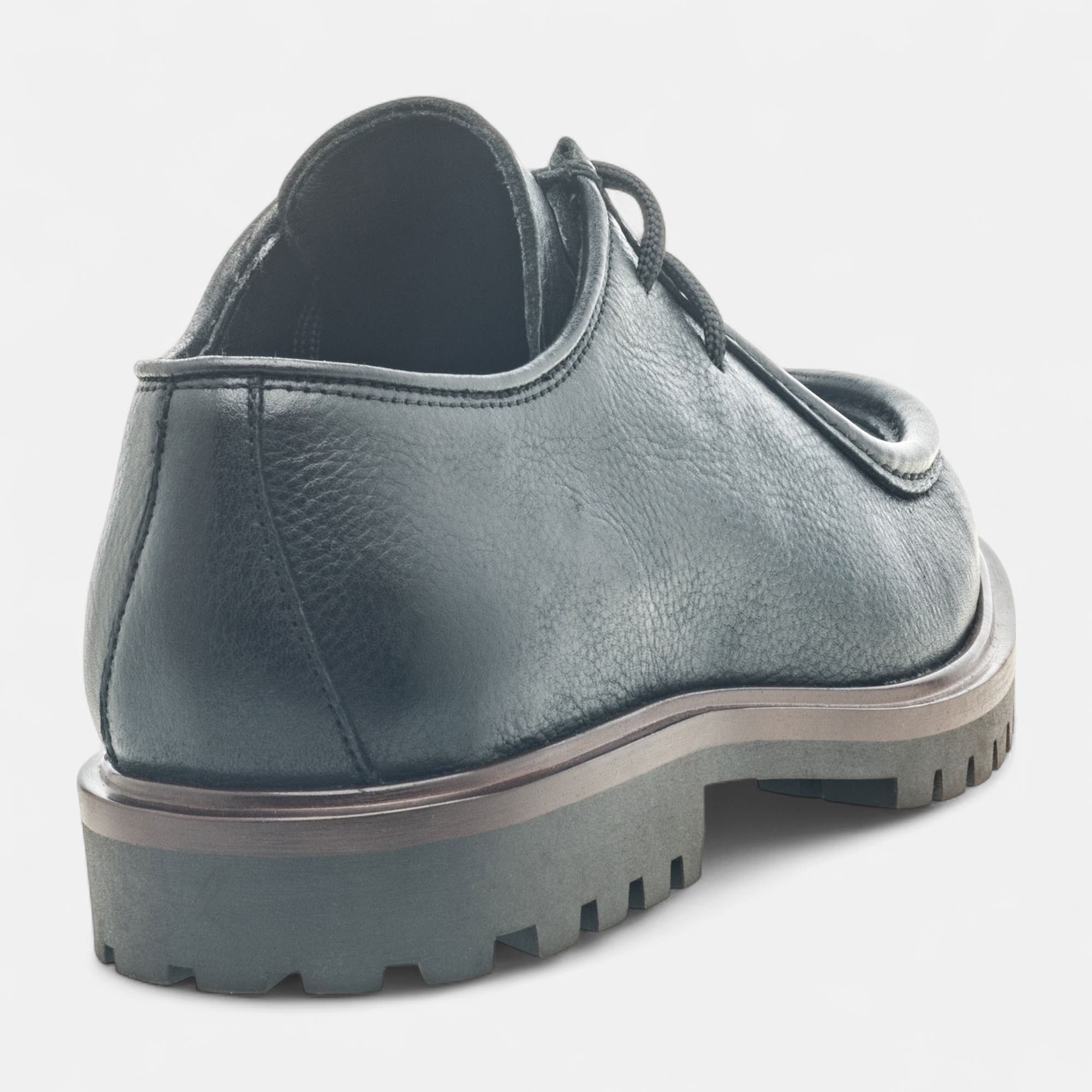 Derbies Homme en cuir noir