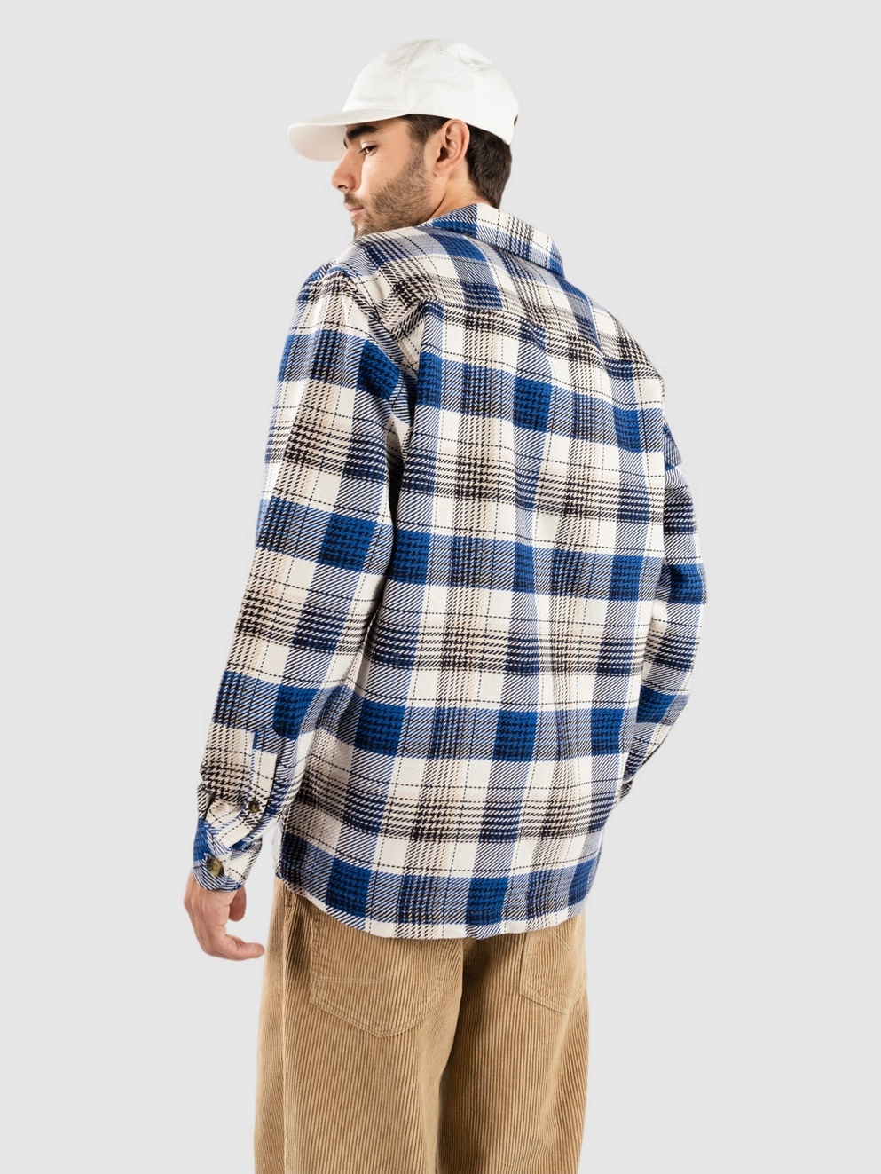 Woodbird Glixto Heck Shirt navy