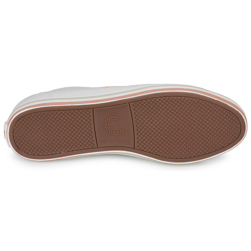 Fred Perry - KINGSTON LEATHER - Porcelaine / Rouille